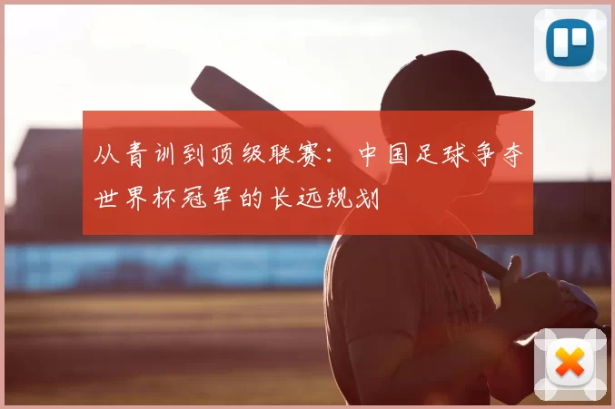 从青训到顶级联赛：中国足球争夺世界杯冠军的长远规划