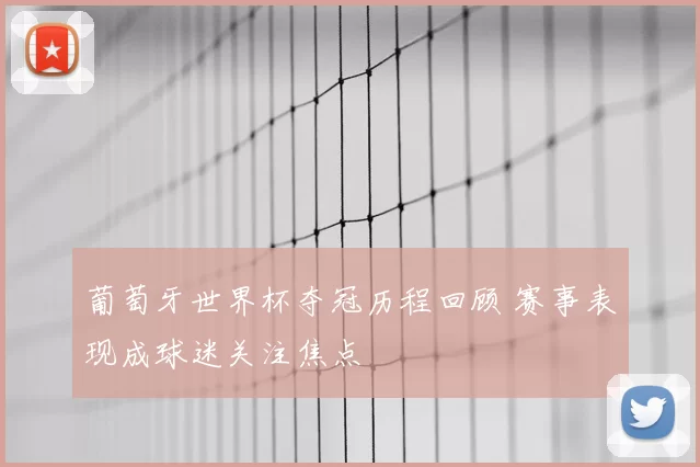 葡萄牙世界杯夺冠历程回顾 赛事表现成球迷关注焦点