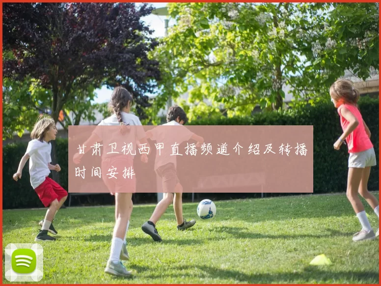 甘肃卫视西甲直播频道介绍及转播时间安排