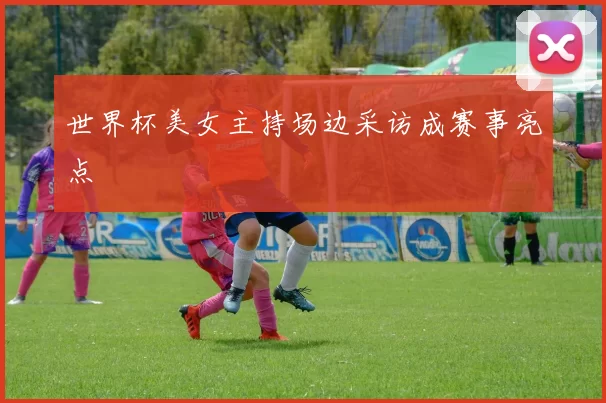 世界杯美女主持场边采访成赛事亮点